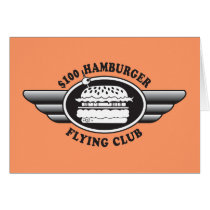 100 Dollar Hamburger - Flying Club Cards