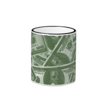 $100 Dollar US Bills Cofee Mug