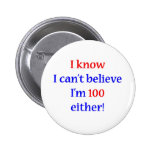 100 Either Pinback Buttons