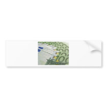 100 Euro money banknotes Bumper Sticker
