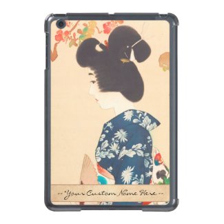 100 Figures of Beauties Wearing Takasago Kimonos iPad Mini Covers