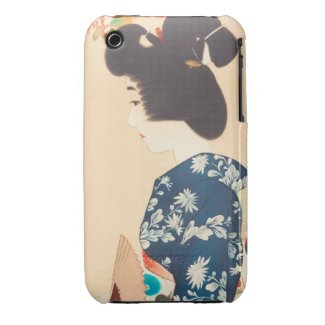 100 Figures of Beauties Wearing Takasago Kimonos iPhone 3 Cases