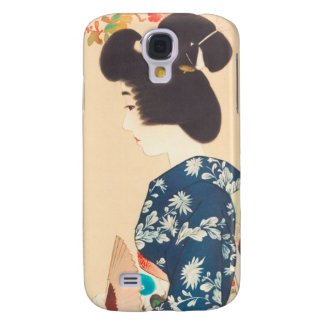 100 Figures of Beauties Wearing Takasago Kimonos Galaxy S4 Covers