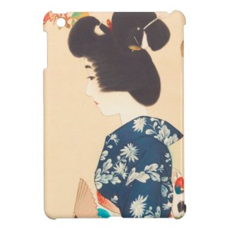 100 Figures of Beauties Wearing Takasago Kimonos iPad Mini Cover
