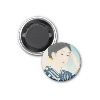 100 Figures of Beauties Wearing Takasago Kimonos Refrigerator Magnets