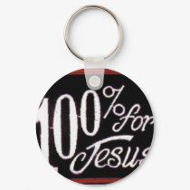 100% For Jeus keychains