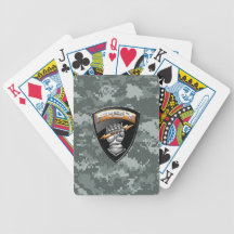 [100] Forward Observer (FIST) [Emblem] Bicycle Playing Cards