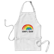 100% Gay aprons