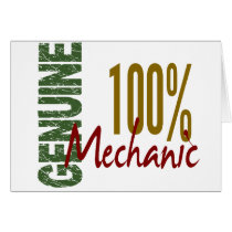 100% Genuine MECHANIC Card