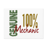 100% Genuine MECHANIC Post Card