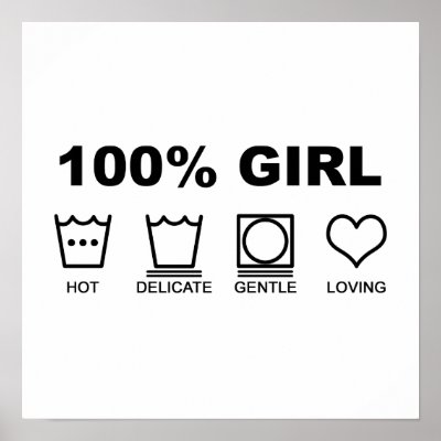 100% Girl Poster by EMDesigns