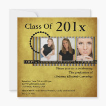 100% Graduated Invitation invitations