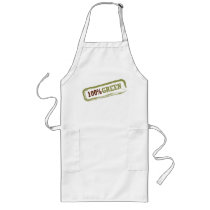 100% Green Apron by LisaMarieDesign 100% Green Apron