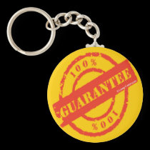 100% GUARANTEE keychains