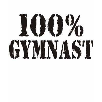 100% Gymnast Spaghetti Strap Tee Shirt