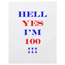 100 Hell yes Flyer