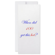 100  Hot rack cards