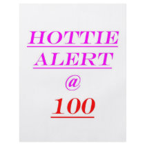 100 Hottie Alert Personalized Flyer