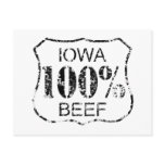 100% Iowa Beef Postcards