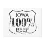 100% Iowa Beef Postcards