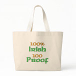 100% Irish 100 Proof Canvas Bag