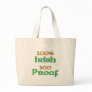 100% Irish 100 Proof Canvas Bag