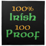100% Irish 100 Proof Cloth Napkin