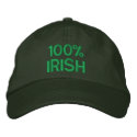 100% IRISH embroidered hats by Stitchbaby 100% IRISH embroidered hats