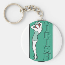 100% Irish Keychains