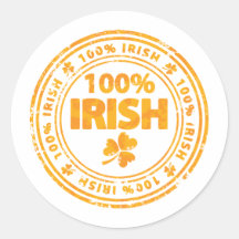 100% Irish Sticker