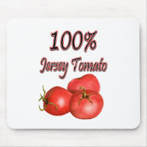 100% Jersey Tomato Mouse Pads