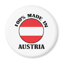 100% Made In Austria magnets