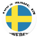 100% Made In Sweden stickers