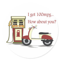 100 mpg Sticker by ScottInk 100 mpg Sticker