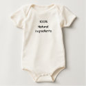 100%, Natural, Ingredients t-shirts
