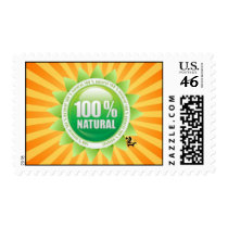 100% Natural Starburst postage by TheKingSkunk 100% Natural Starburst postage