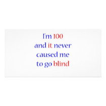 100 Never gone blind photo cards