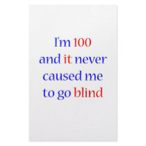 100 Never gone blind stationery