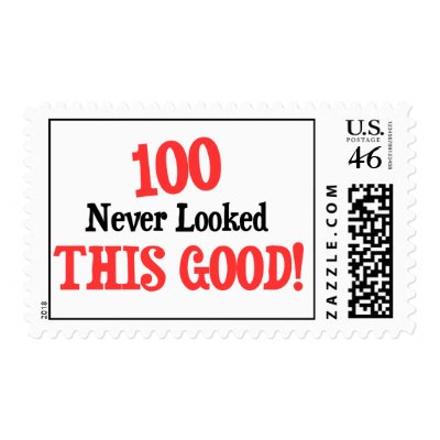 100 never looked this good! stamp by Birthdaybash