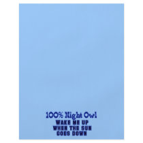 100% Night Owl Custom Flyer