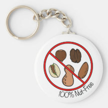 100% Nut Free (Tree nuts & Peanuts) Keychains
