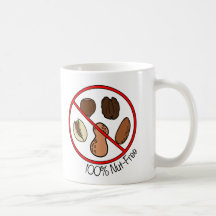 100% Nut Free (Tree nuts & Peanuts) Mugs