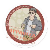 100% Oli-Approved Sticker