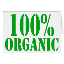 100% Organic Card