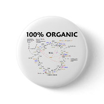 100% Organic (Citric Acid Cycle - Krebs Cycle) Pin