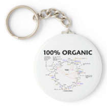 100% Organic (Citric Acid Cycle - Krebs Cycle) Keychain
