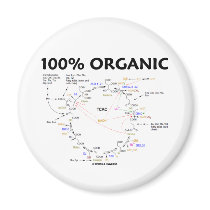 100% Organic (Citric Acid Cycle - Krebs Cycle) Refrigerator Magnets