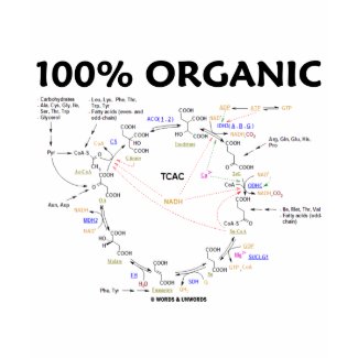 100% Organic (Citric Acid Cycle - Krebs Cycle) shirt