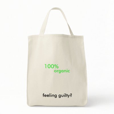 100% organic, feeling guilty? canvas bags by caitlin_dave