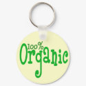 100% organic keychain